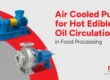 Air Cooled Pump for Hot Edible Oil Circulation in Food Processing